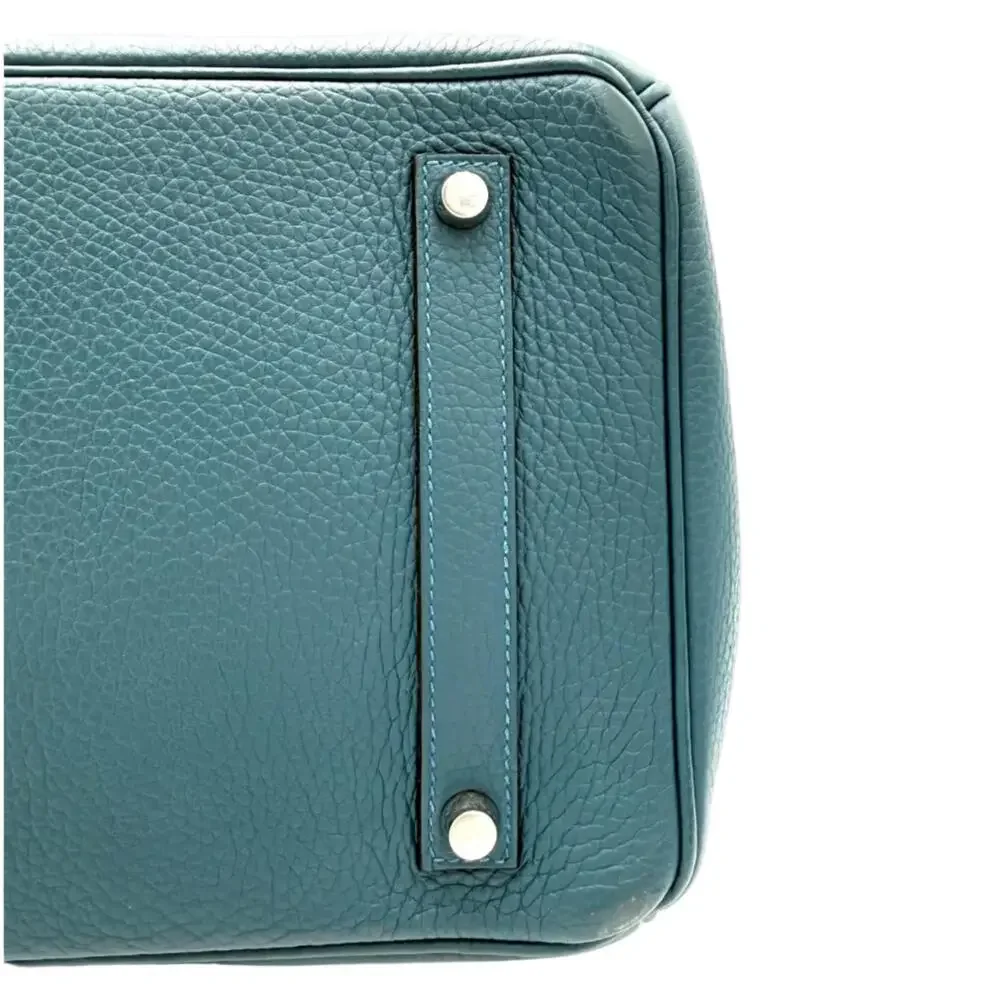 Birkin 35 Clemence Leather in Colvert With Palladium Hardware